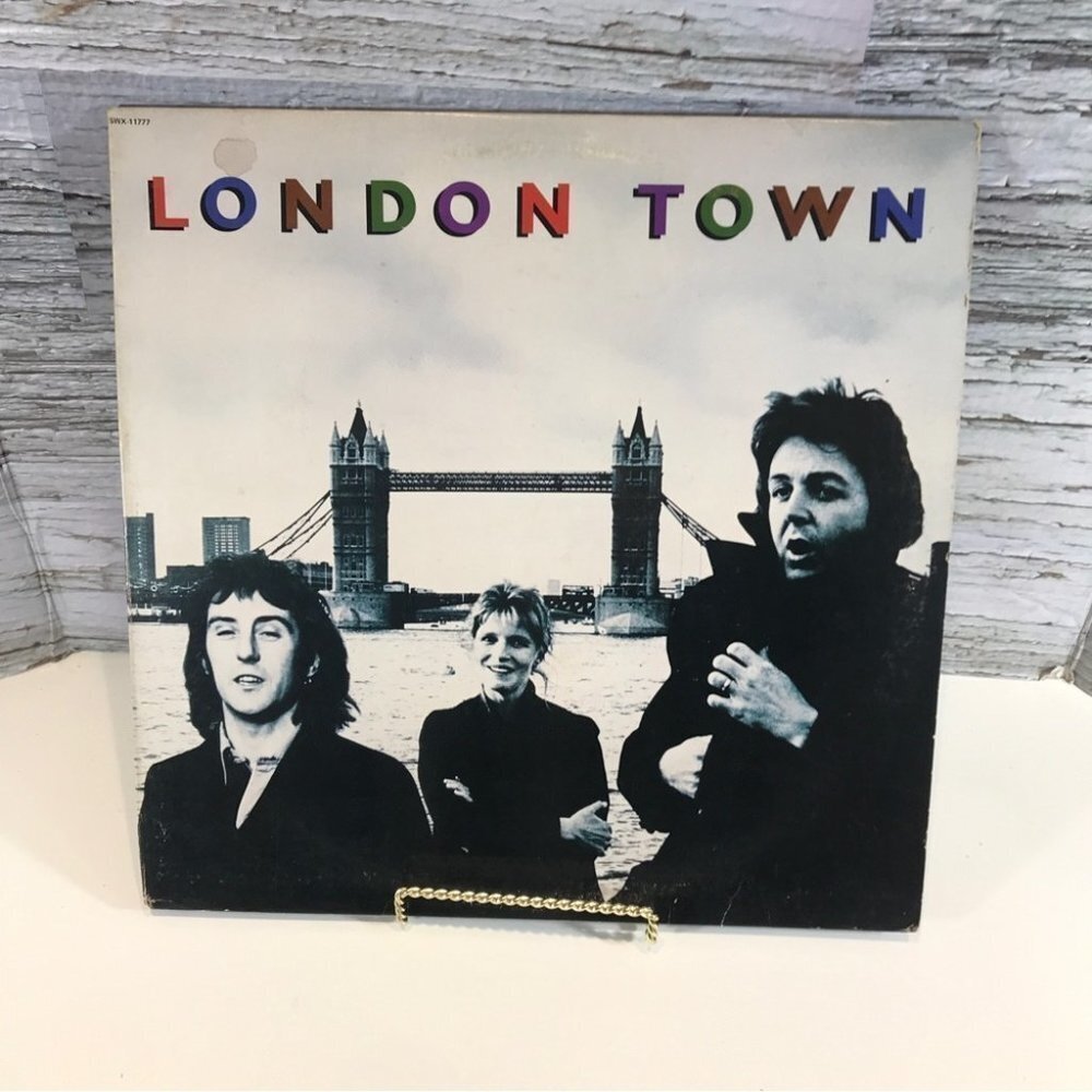 WINGS London Town 1978 Paul MaCartney Vinyl Record LP Tested